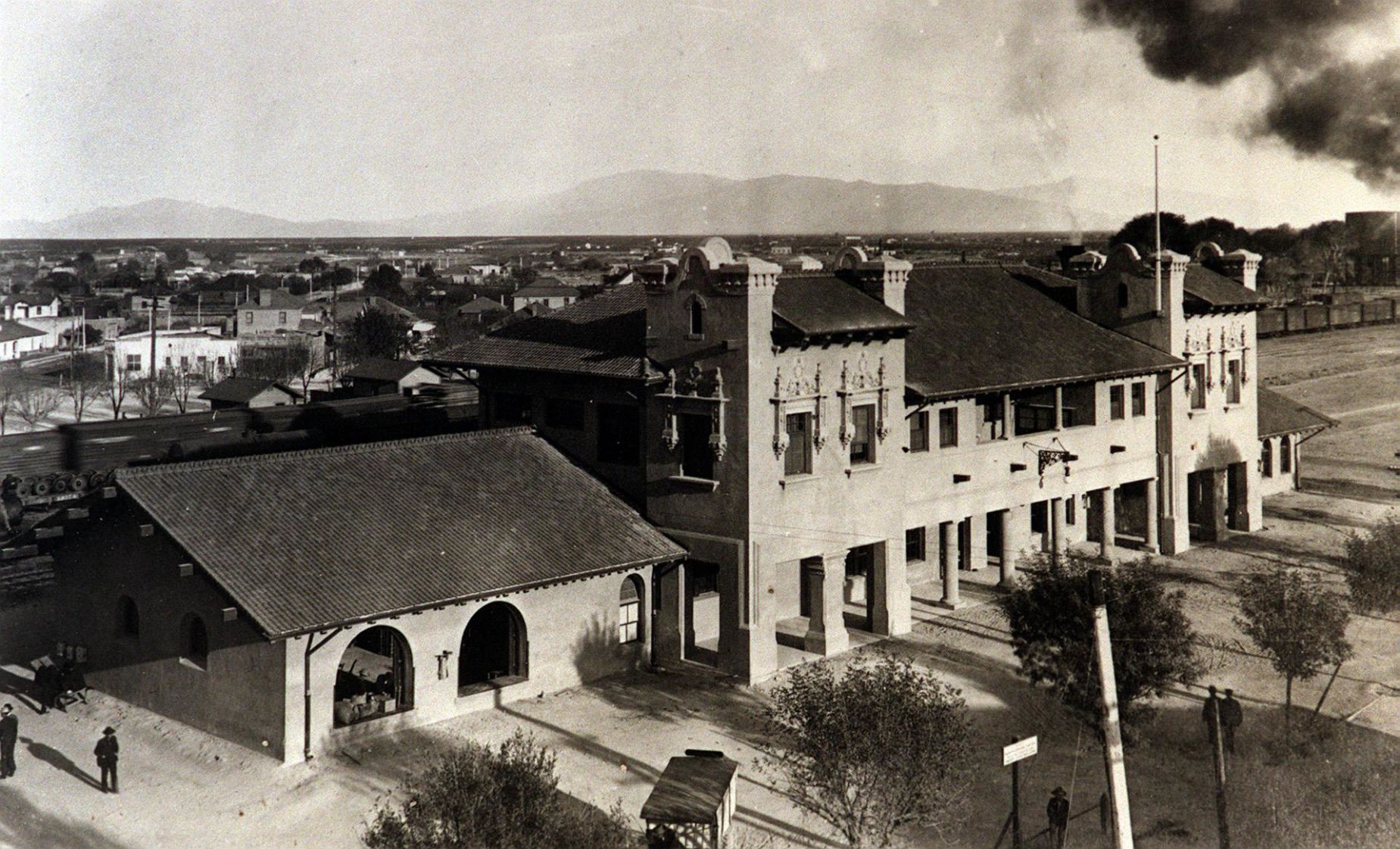 Historic train depot in Tucson